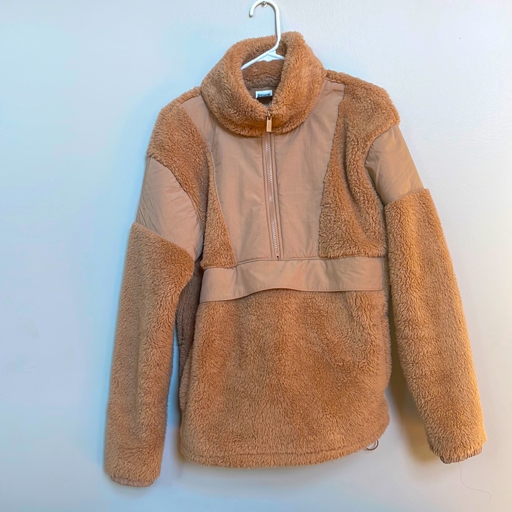 COPY - NW Sherpa PINK quarter zip